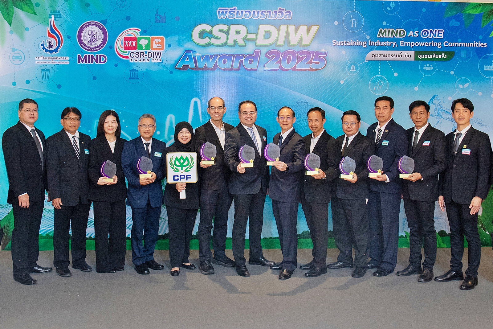 30 โรงงาน CPF รับรางวัล CSR-DIW Continuous Award ร่วมรับผิดชอบสังคมต่อเนื่อง